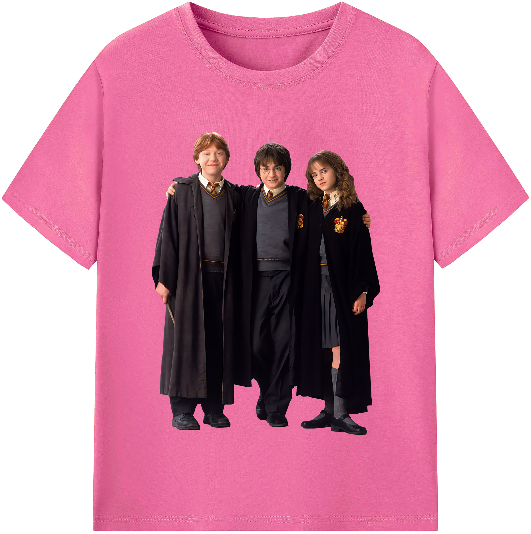 （画像用） Harry Potter ハリー・ポッターシリーズ レディースカジュアルプリントTシャツ（綿100％）